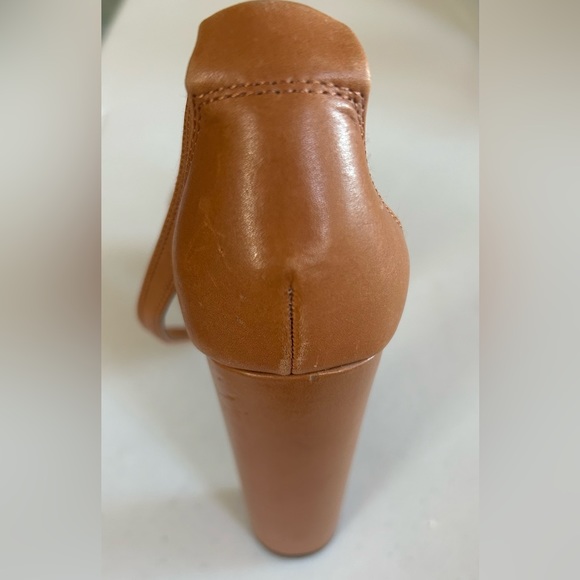 Jessica Simpson brown leather chunky boho heel. Size 7.5. - Picture 6 of 14